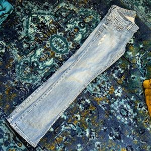 Guess jeans daredevil style bootcut; low waist size 25 short. Used